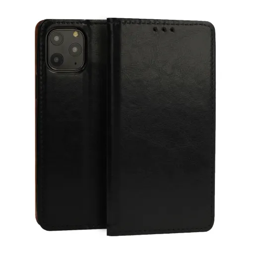 Huawei P30 Book Special bőr fliptok fekete Huawei P30 Book Special bőr fliptok fekete