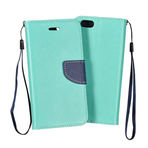 SAMSUNG S21+ PLUS Fancy fliptok menta/ sötétkék SAMSUNG S21+ PLUS Fancy fliptok menta/ sötétkék