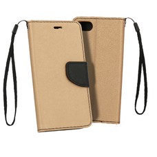 Xiaomi Mi 10T Lite Fancy flip puzdro čierna/zlatá Xiaomi Mi 10T Lite Fancy flip puzdro čierna/zlatá