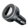 Baseus CCLH-01 2x USB szivargyújtós autós töltő és Bluetooth FM Transmitter fekete - 3. kép