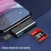 USAMS SD / Micro SD kártyaolvasó Lightning csatlakozóval - 1. kép