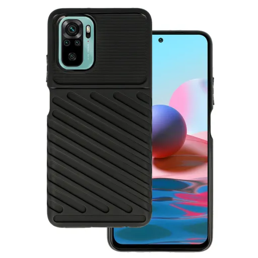XIAOMI REDMI NOTE 10/NOTE 10S Thunder fokozott védelmet biztosító flexibilis TPU tok fekete XIAOMI REDMI NOTE 10/NOTE 10S Thunder fokozott védelmet biztosító flexibilis TPU tok fekete