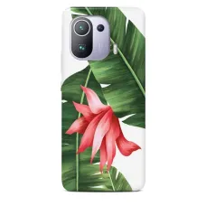 Puzdro XIAOMI MI 11 PRO Casegadget s kvetinovým a listovým vzorom Puzdro XIAOMI MI 11 PRO Casegadget s kvetinovým a listovým vzorom