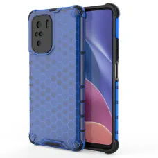 Xiaomi Redmi K40 Pro+ / K40 Pro / K40 / Poco F3 Honeycomb armor TPU puzdro modré Xiaomi Redmi K40 Pro+ / K40 Pro / K40 / Poco F3 Honeycomb armor TPU puzdro modré