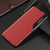 Xiaomi Redmi K40 Pro+ / K40 Pro / K40 / Poco F3 Eco Leather View Case intelligens fliptok piros - 0. kép