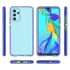 Samsung Galaxy A32 4G átlátszó TPU tok színes kerettel sötét pink - 0. kép