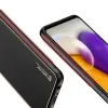 Samsung A72 4G Dux Ducis Yolo Elegáns Tok TPU és PU anyagból készülékhez fekete színben - 3. kép