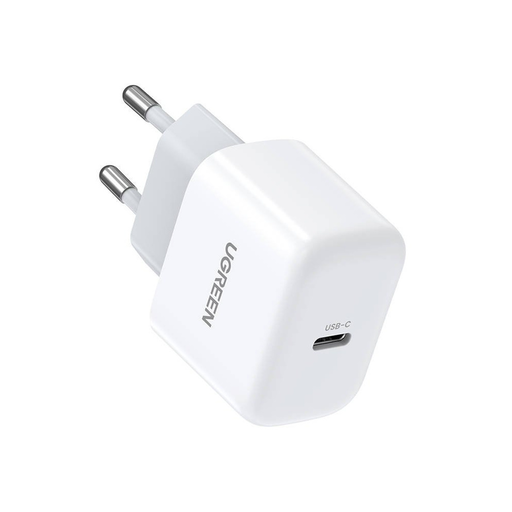Ugreen Mini hálózati adapter USB Type-C 20W PD fehér 
