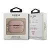 Guess GUAPSGGEP Silicone Glitter AirPods Pro 1/2 tok pink - 1. kép