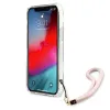 iPhone 12 Pro Max Guess GUHCP12LKSMAPI Marble tok pánttal pink - 2. kép