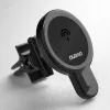 Dudao Mágneses uatós telefontartó és Qi vezeték nélküli töltő 15W (MagSafe kompatibilis) fekete (F13) - 4. kép