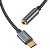 Baseus L54 USB Type-C - 3,5 mm jack audio adaptér kábel sivý (CATL54-0G) DAC - 2. kép