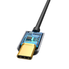 Baseus L54 USB Type-C - 3,5 mm jack audio adaptér kábel sivý (CATL54-0G) DAC - 3. kép