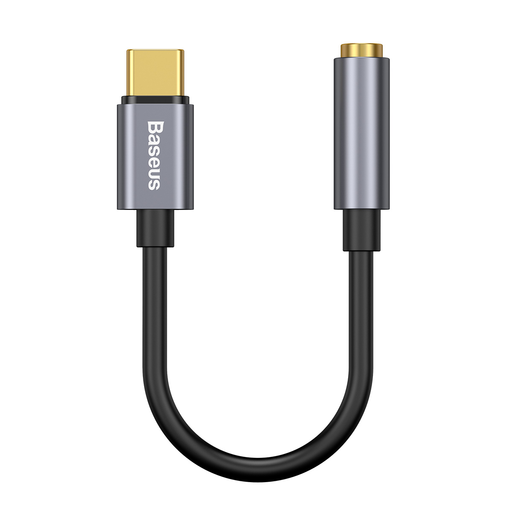 Baseus L54 USB Type-C - 3,5 mm jack audio adaptér kábel sivý (CATL54-0G) DAC