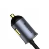 Baseus Share Univerzális szivargyújtós autós töltő 2xUSB + 2xTYPE C - QC PD 3.0 120W aljzattal (CCBT-A0G) - 4. kép