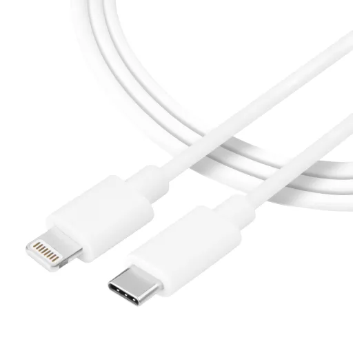 Tactical 017 Smooth Thread kábel USB Type-C - Lightning 1m fehér