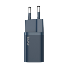 Baseus Super Si 1C Hálózati töltő adapter USB Type-C QC PD 20W 3A kék (CCSUP-B03)