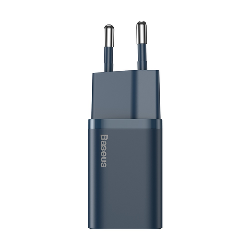 Baseus Super Si 1C Sieťový nabíjací adaptér USB Type-C QC PD 20W 3A modrý (CCSUP-B03)