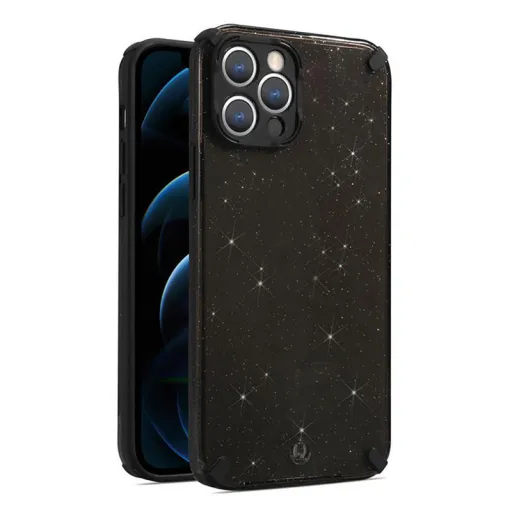 iPhone 11 Pro Armor Glitter tok fekete