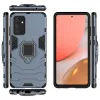 Samsung Galaxy A72 4G Ring Armor Case Kickstand telefontok kék - 4. kép