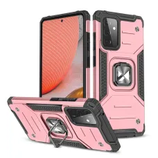 Samsung Galaxy A72 4G Wozinsky Ring Armor Case Kickstand telefontok pink