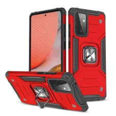 Samsung Galaxy A72 4G Wozinsky Ring Armor Case Kickstand telefontok piros