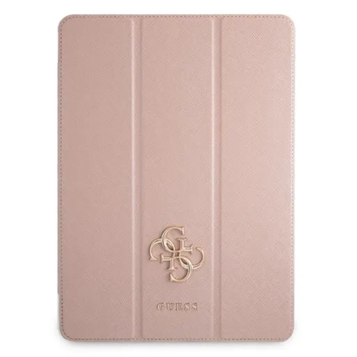 Guess Saffiano 4G Big Metal Logo tok iPad Pro 12.9'' 2021 (rózsaszín) Guess Saffiano 4G Big Metal Logo tok iPad Pro 12.9'' 2021 (rózsaszín)