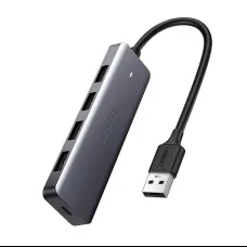 Ugreen USB - 4xUSB 3.2 Gen1 HUB Micro USB áramellátással szürke (CM219 50985)