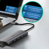 Ugreen 6w1 HUB adapter USB Type C - 2x USB 3.0 Gen 1 / USB Type-C PD 100 W / HDMI 4K / SD és micro SD (TF) kártyaolvasó szürke (CM195 70411) - 3. kép