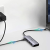 Ugreen 6w1 HUB adapter USB Type C - 2x USB 3.0 Gen 1 / USB Type-C PD 100 W / HDMI 4K / SD és micro SD (TF) kártyaolvasó szürke (CM195 70411) thumbnail