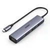 Ugreen USB Type-C - 4x USB 3.2 Gen1 HUB adapter ezüst (CM473 20841) - 0. kép