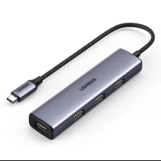 Ugreen USB Type-C - 4x USB 3.2 Gen1 HUB adapter ezüst (CM473 20841)