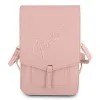 Guess GUWBRSAVSPI Saffiano Script táska pink - 0. kép