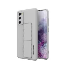 Samsung S20 FE Wozinsky Kickstand flexibilis szilikon tok szürke