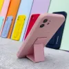 Xiaomi Redmi 10X 4G / Xiaomi Redmi Note 9 Wozinsky Kickstand flexibilis szilikon tok fekete - 4. kép