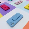 Xiaomi Redmi 10X 4G / Xiaomi Redmi Note 9 Wozinsky Kickstand flexibilis szilikon tok szürke - 4. kép