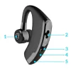 Bluetooth V9 Headset vezeték nélküli fülhallgató fekete  - 1. kép