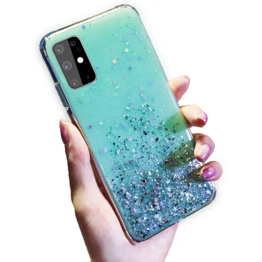 iPhone 7/8/SE2020 Sequins Glue csillogó flitteres tok zöld iPhone 7/8/SE2020 Sequins Glue csillogó flitteres tok zöld