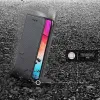 Samsung S21 Ultra Mágneses fliptok fekete - 3. kép