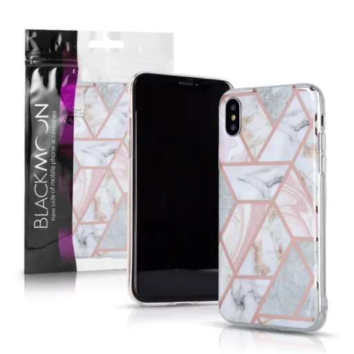Samsung A52 4G / A52 5G Blackmoon tok geometrikus mintázattal pink Samsung A52 4G / A52 5G Blackmoon tok geometrikus mintázattal pink