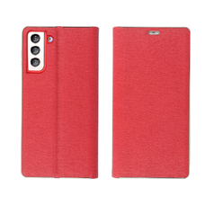 Samsung A22 4G Forcell Luna Gold fliptok piros