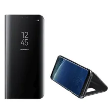 Realme 7 Pro Clear View flipové puzdro čierne Realme 7 Pro Clear View flipové puzdro čierne