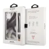 iPhone 12 mini Guess GUHCP12SKSMAGR Marble tok pánttal szürke - 4. kép