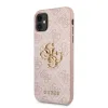 iPhone 11 Guess GUHCN614GMGPI Big Metal Logo tok 4G pink - 0. kép