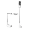4smarts LoomiPod asztali állvány fehér LED fény és Selfie-tripod, bluetooth távírányítással, fehér - 1. kép