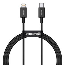 Baseus Superior USB Type-C - Lightning töltő és adatkábel PD 20W 1m fekete (CATLYS-A01)
