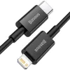 Baseus Superior USB Type-C - Lightning töltő és adatkábel PD 20W 2m fekete (CATLYS-A01) - 1. kép