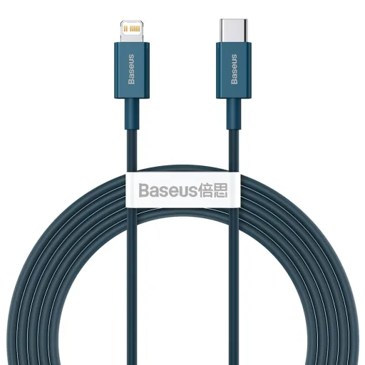 Baseus Superior USB Type-C - Lightning töltő és adatkábel PD 20W 2m kék (CATLYS-C03)