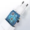 Dux Ducis Hálózati töltő adapter USB Type-C PD 20W + USB Type-C - Lightning 1m fehér - 4. kép
