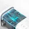 Dux Ducis PPS Super Si Hálózati töltő adapter USB és USB Type-C PD 30W, QC 18W fehér (C80) - 4. kép